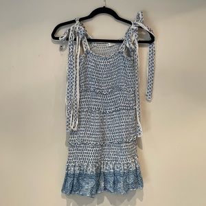 Ribbed babydoll dress